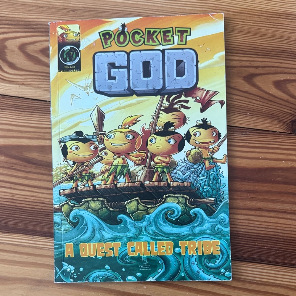 Pocket God A Quest Called Tribe Comic Book used condition
